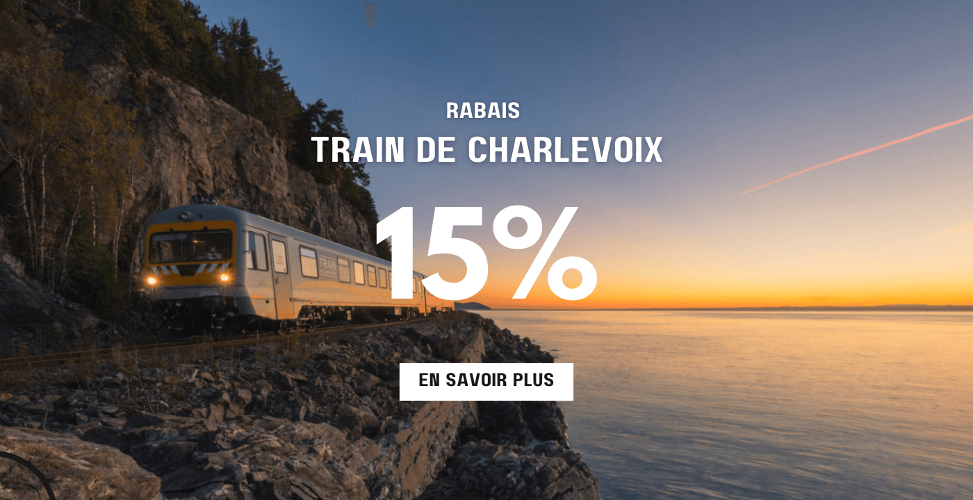 Rabais train de Charlevoix