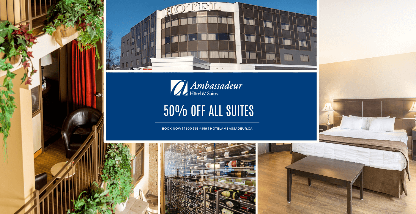 50% off all suites 